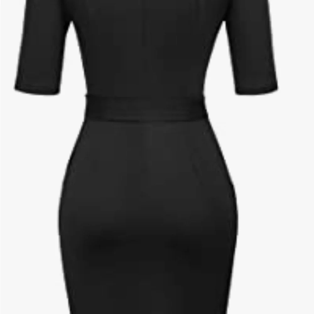 Slim fit business dress short sleeved pencil skirt - Picture 2 of 6